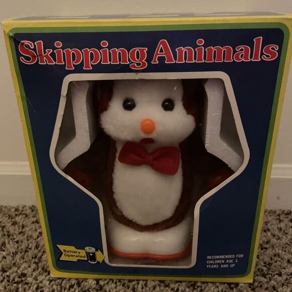 Vintage Toy Skipping Animals. Monkey. Battery Operated - Tested and Works - Picture 1 of 7